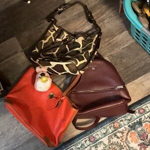 Two Dooney’s & Michael Kors backpack bundle